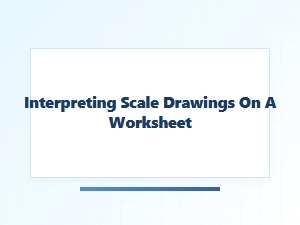 Solving Scale Drawing Problems on Worksheets